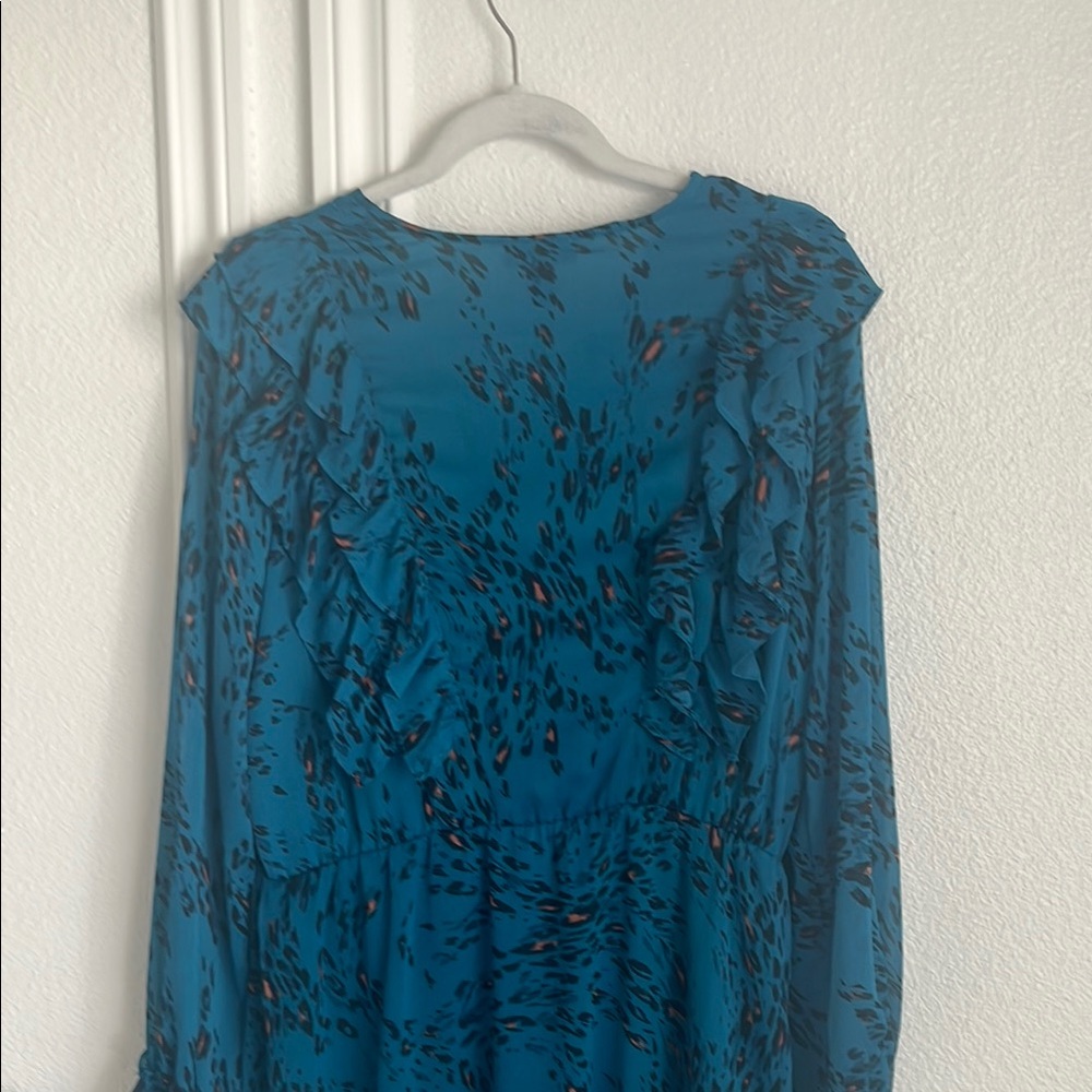 Jessica Simpson Blue Ruffle Tunic - Picture 6 of 6